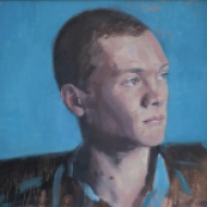Will, 12 x 10 inches oil on board